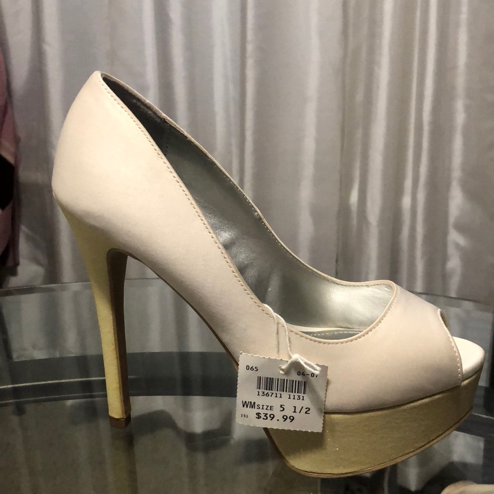 White "bridal" shoes